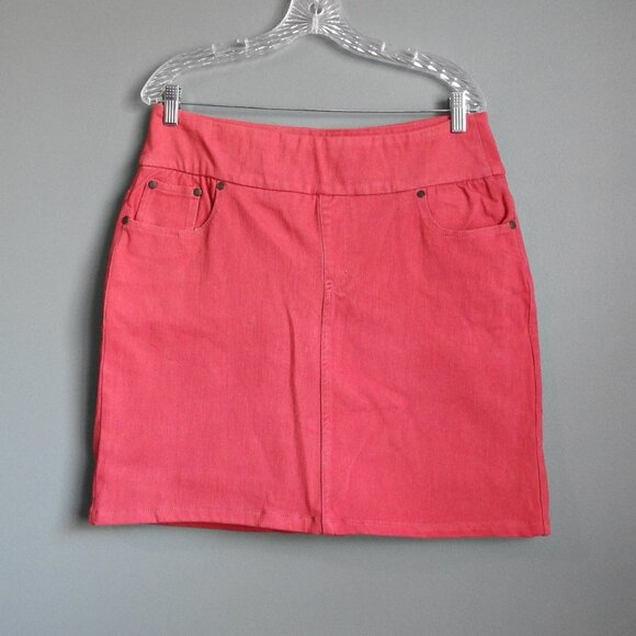 Chadwicks Pink Pull on Jean Skort Size 14T - Picture 2 of 7